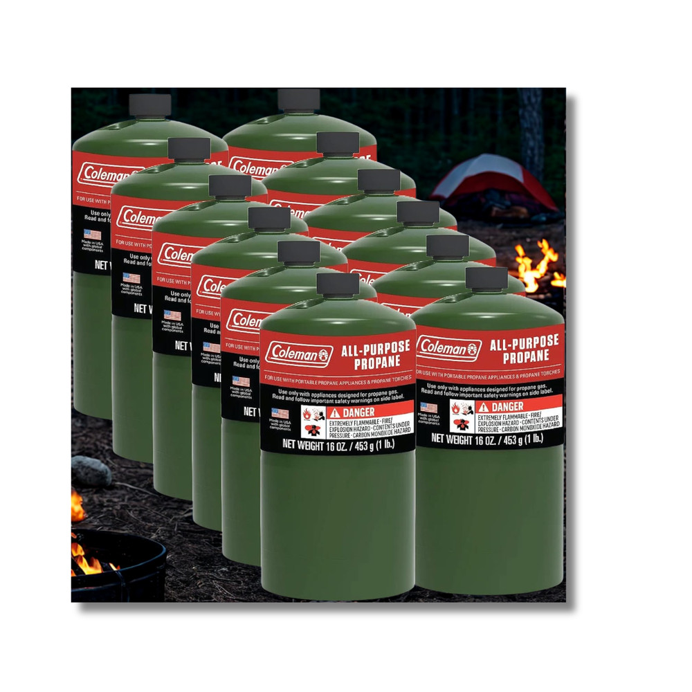 Coleman Propane Cylinders - 16 Oz (12 Pack)