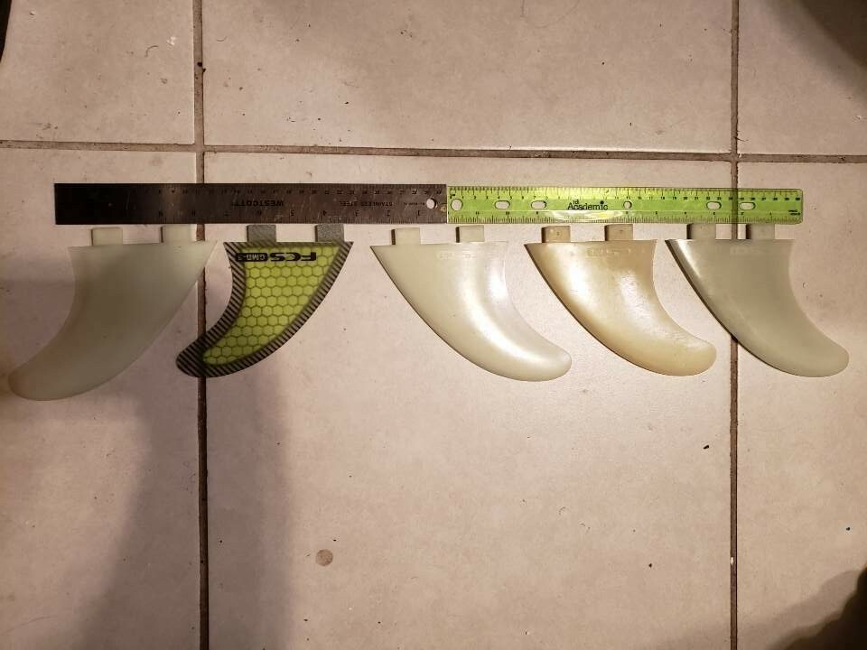 FCS Fin Surfboard Lot of Five