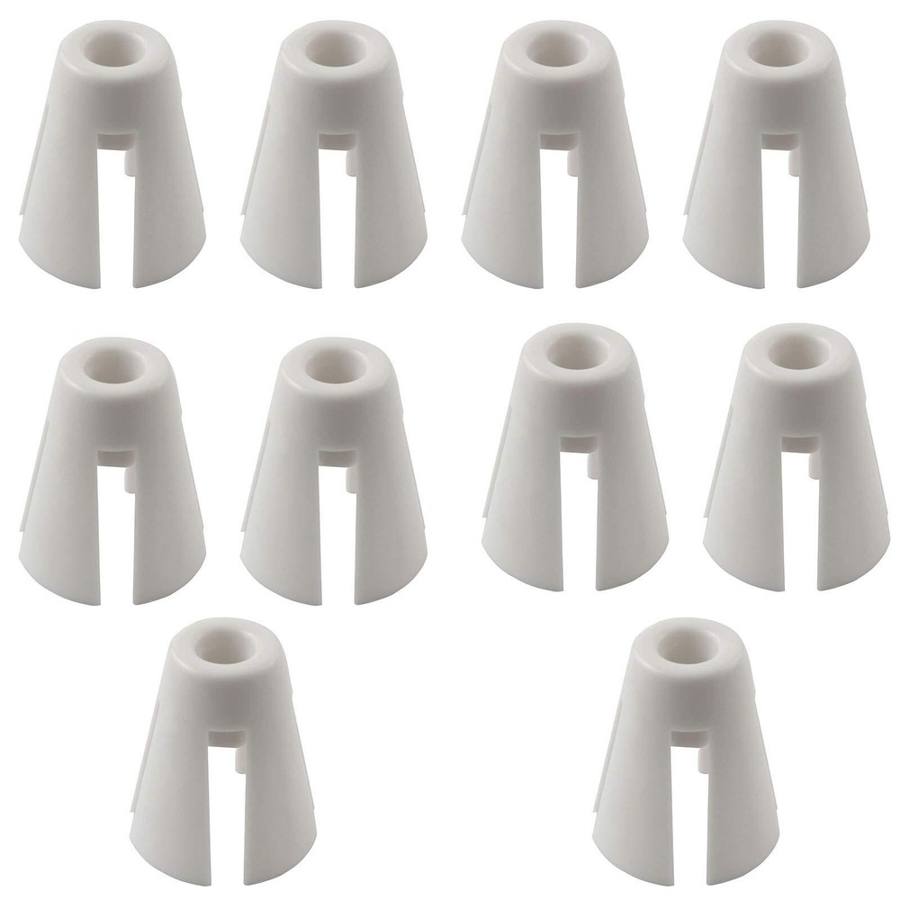10PCS White Plastic Coil Claw Thread Spool Cone Holder Sewing Accessories for...