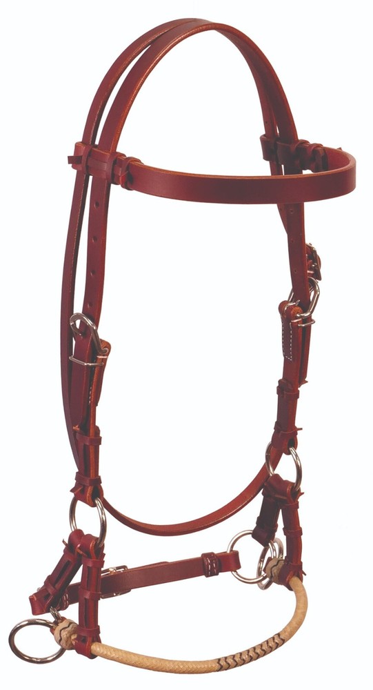 Buffalo Leather Latigo Leather Sidepull