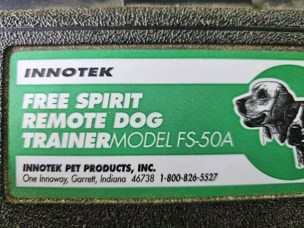 Innotek Free Spirit Dog Basic Remote Trainer FS-50A Receiver Controller w/ Case