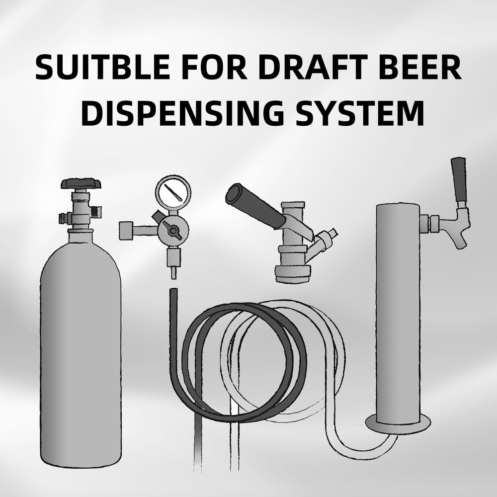 2.5lb CO2 Tank, High Strength Aluminum Alloy Cylinder with CGA-320 Valve, DOT...