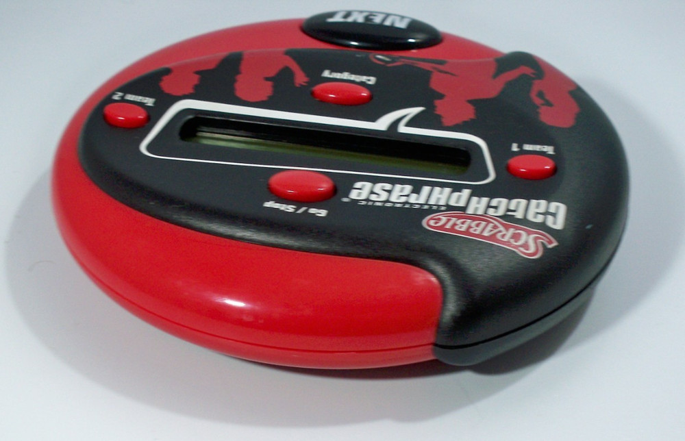 Hasbro Scrabble Electronic Catch Phrase Handheld Electronic Game