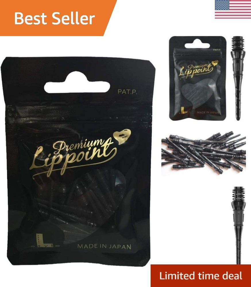 Lippoint | Soft Tip Dart Points | 2BA Thread | 3 Lengths | 30 & 60 Count