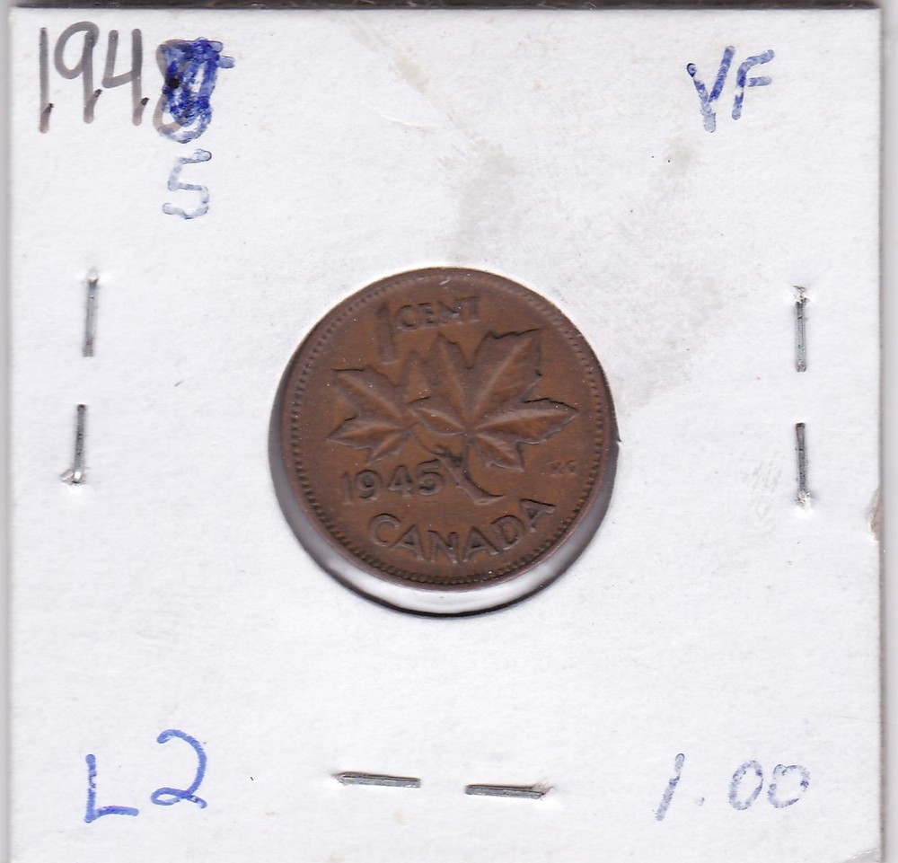 1945 Canada One Cent L2