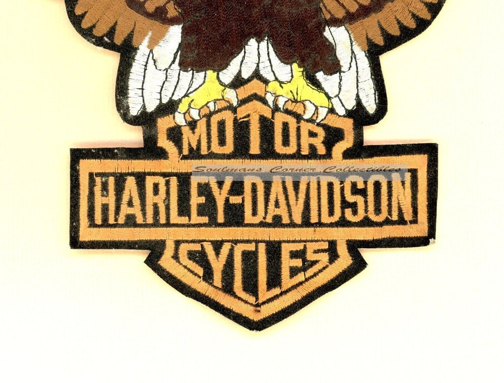 Terrific Unused Harley-Davidson Motorcycle Jacket Back Patch