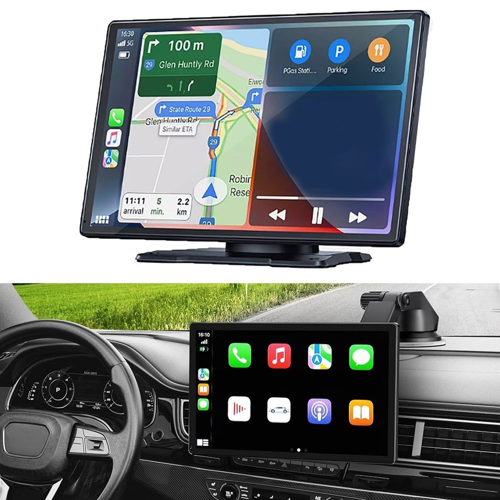 Wireless Connectivity 9 Inch Monitor Featuring Backup Camera Functionality