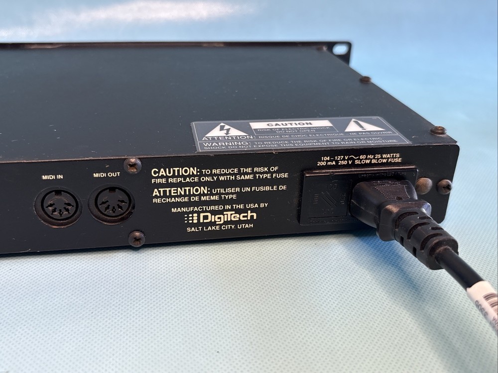 Digitech Multi Effects Rack GSP 7 Guitar Processor Preamp