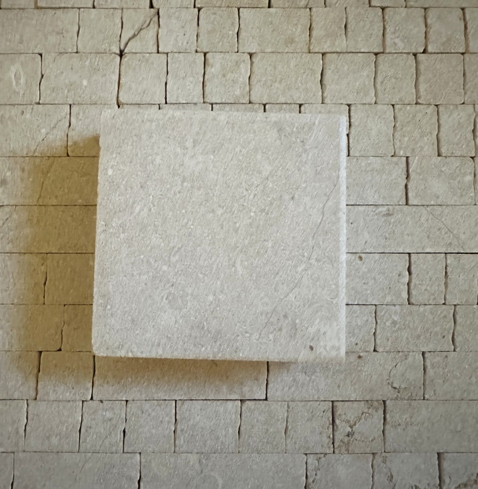 Plain Authentic Jerusalem Limestone Stone 3*3 in