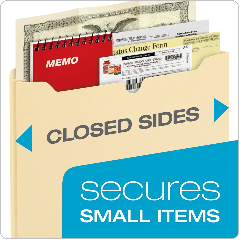 Pendaflex File Jacket, Letter, 2", Manila 10 per Pack