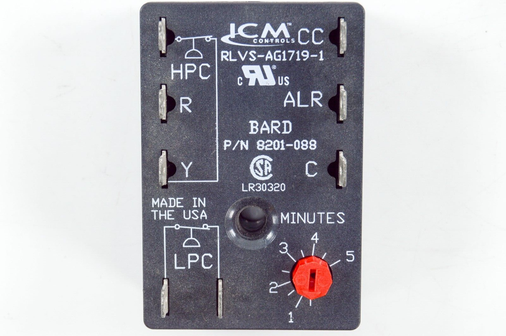 Bard 8201-088 Compressor Control ICM Controls Module Time Delay