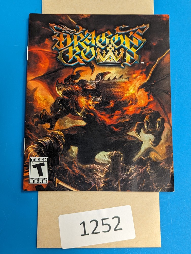 Dragons Crown - PS3 - Manual Only **NO GAME!