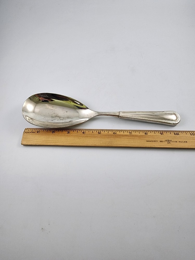Godinger Serving Spoon 10 1/2 In Beaded