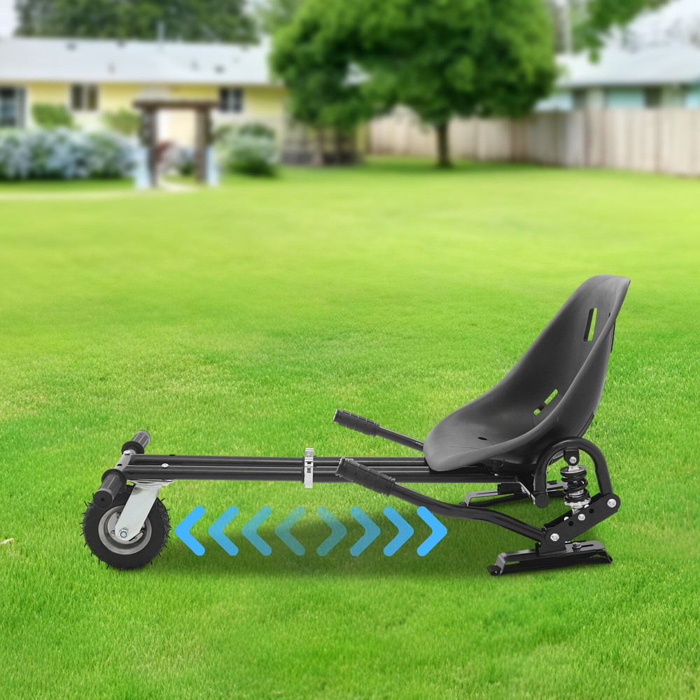 Black Adjustable Hoverboard Seat Attachment Balancing Scooter Seat Attachment
