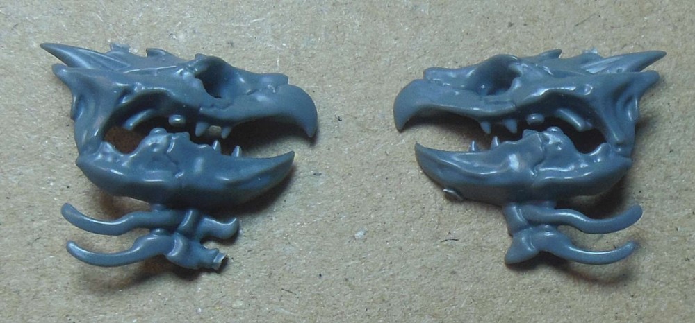 Ossiarch Bonereapers - Gothizzar Harvester - Bird Carrion Head - Kitbash Bits