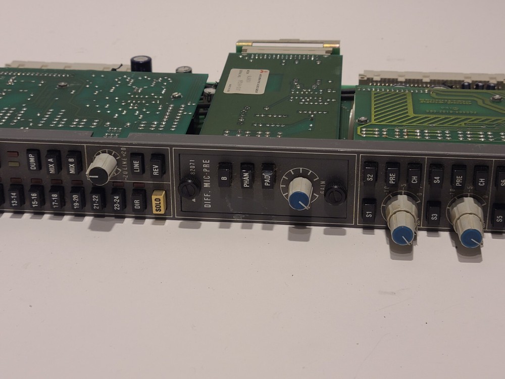 Mitsubishi Westar Quad Eight Diff Mic Pre Parametric EQ Channel Strip Untested