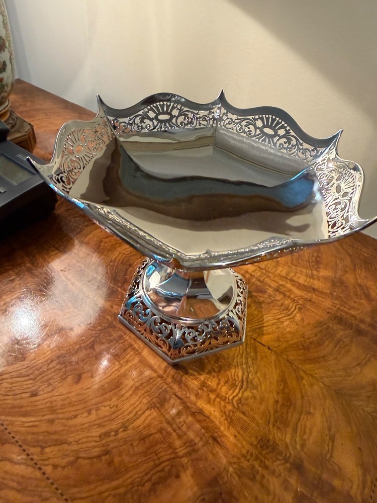 sterling silver tazza