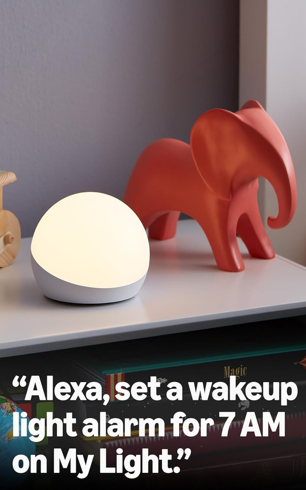 Echo Glow, Multicolor Smart Lamp, Works with Alexa