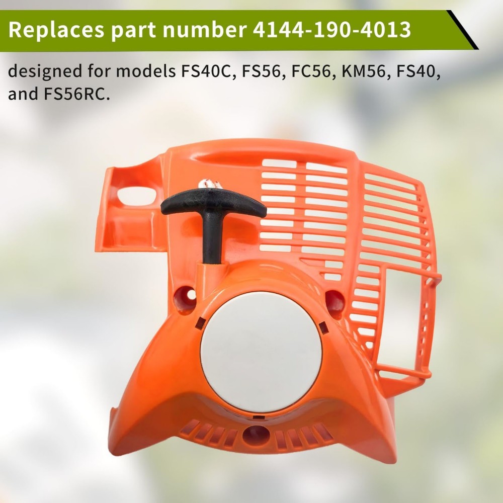 Compatible Professional Recoil Pull Starter Assembly for Stihl FS40 FS50 FS56