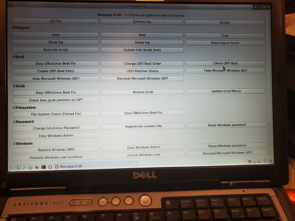 Rescatux 0.73 Bootable Rescue Windows/Linux OS 16G USB Stick