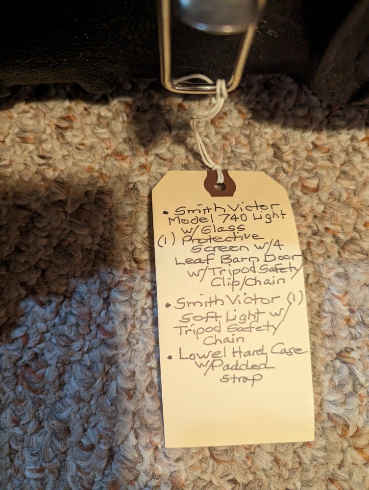 WOW...Lowell /Smith Victor Master Lighting Set