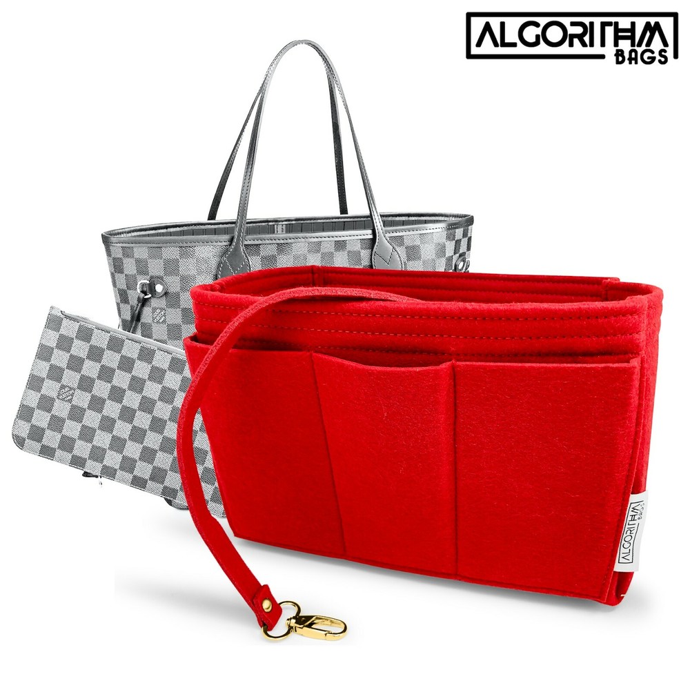 AlgorithmBag® for LV Neverfull GM MM PM Organizer Insert Luxury Liner Shaper NEW