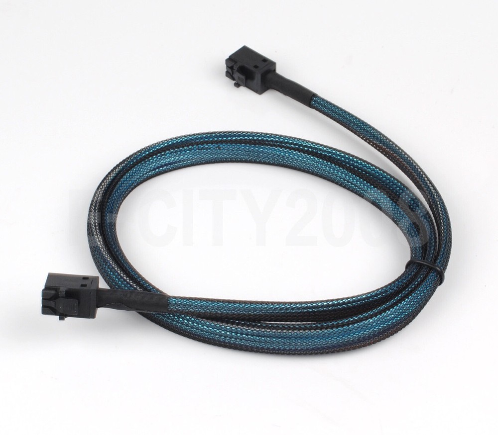 MINI SAS SFF-8643 to SFF-8643 Server 12G Array Card Data Cable, 1-to-1, 50cm/1M