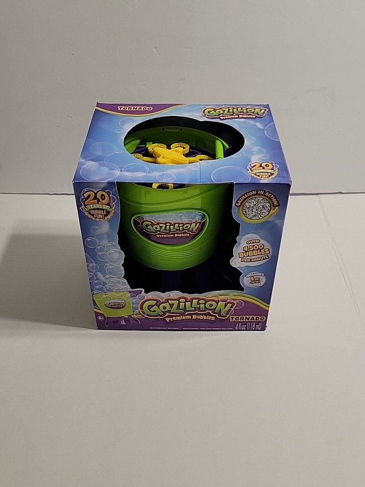 Gazillion Bubbles Tornado Machine Bubble Blaster Ultimate Blower Kids