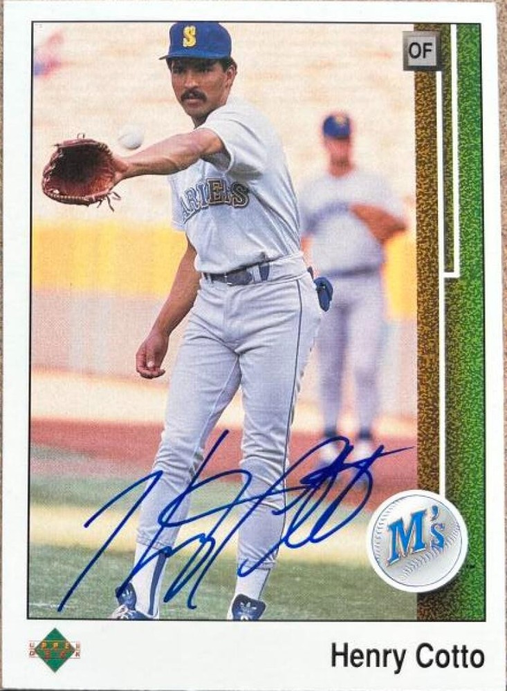 Henry Cotto Autographed 1989 Upper Deck #134