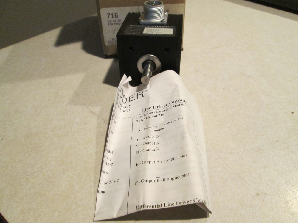 ACCU-CODER 716-0-N CYCLES PER REV 360/1 (NEW)