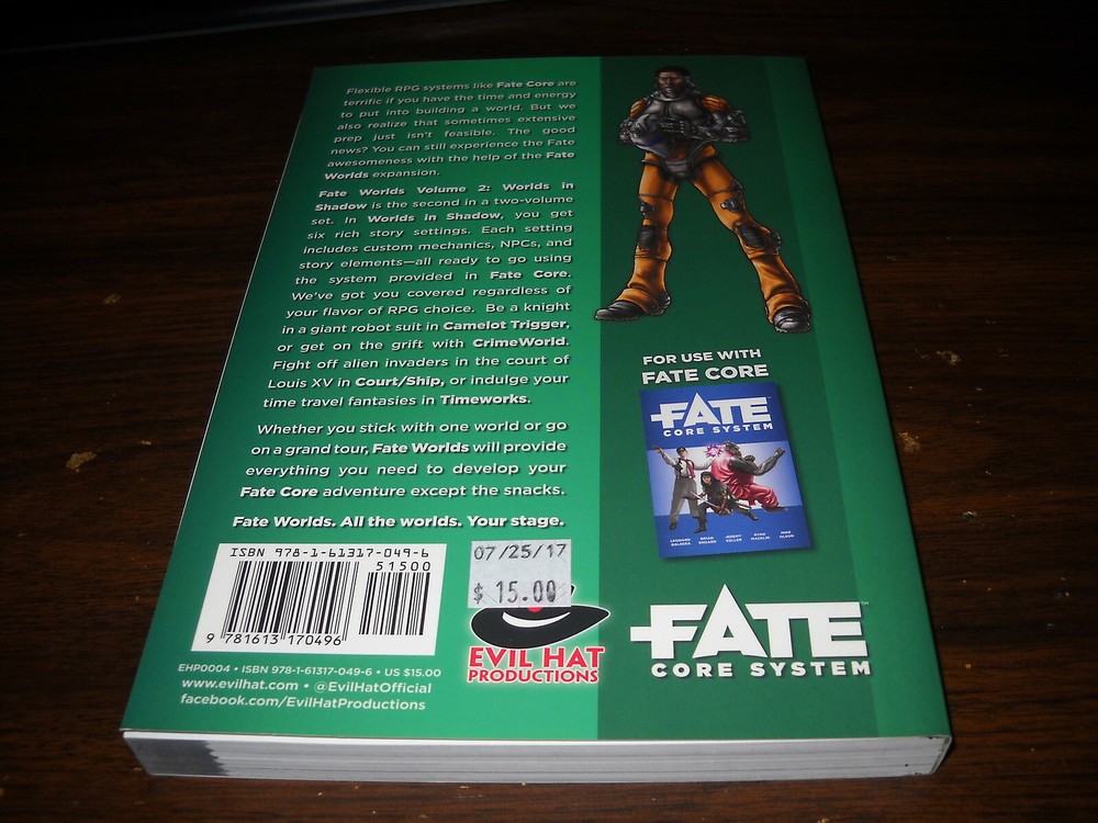 FATE System: Fate Worlds Volume Two: Worlds in Shadow