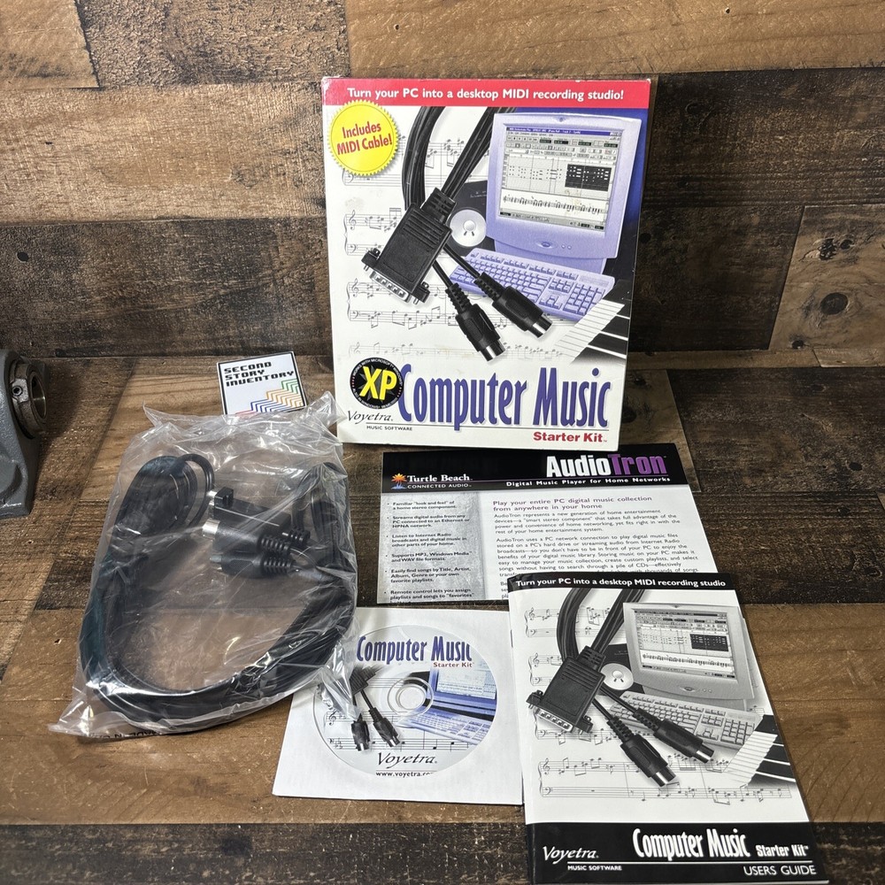 Voyetra Computer Music Starter Kit  Music Software CD-ROM OPEN BOX