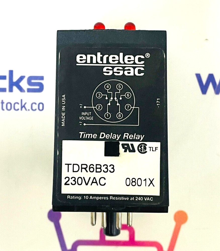 ENTRELEC TDR6B33 Time Delay Relay