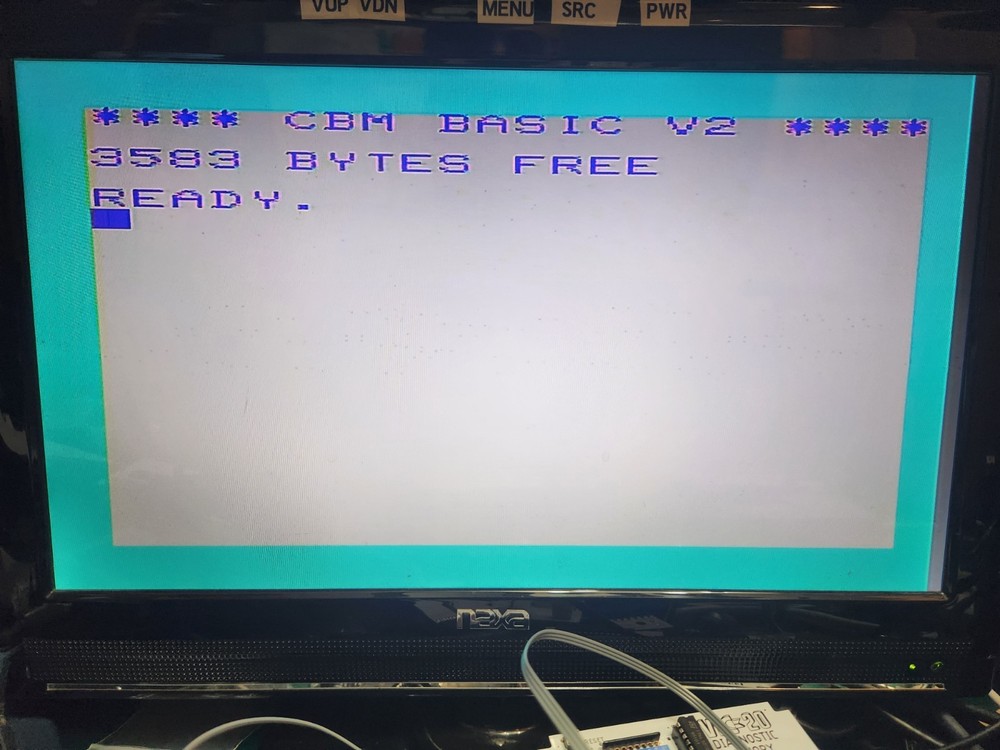 Vintage Commodore Vic 20 Computer Tested Powers New Capacitors