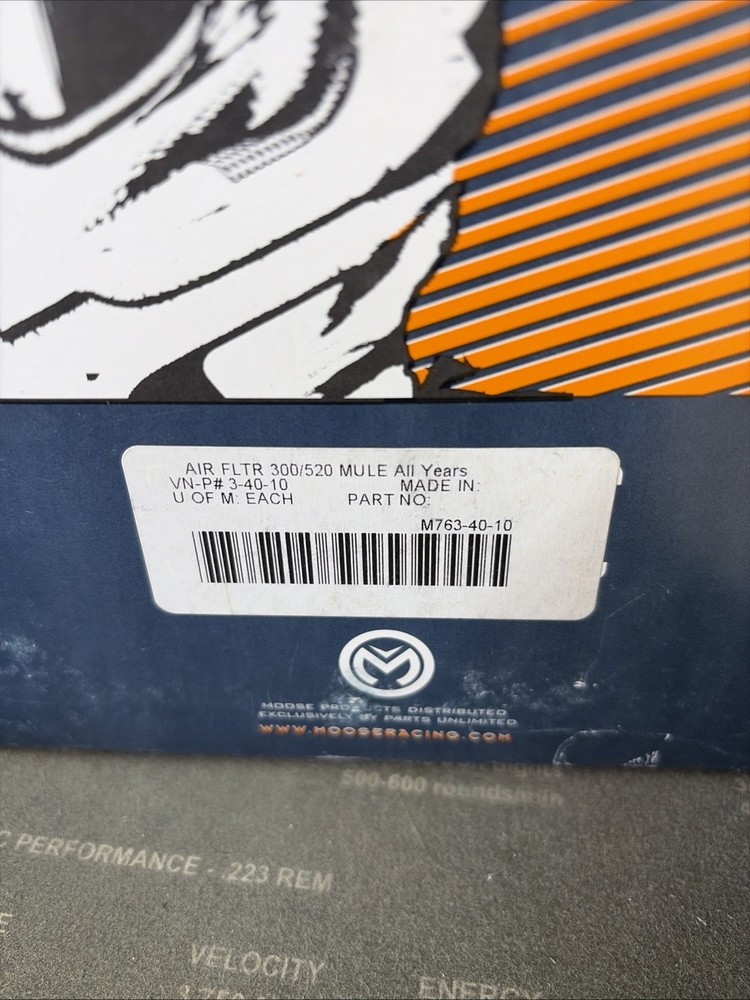 Moose Racing - M763-40-10 - Dry Air Filter