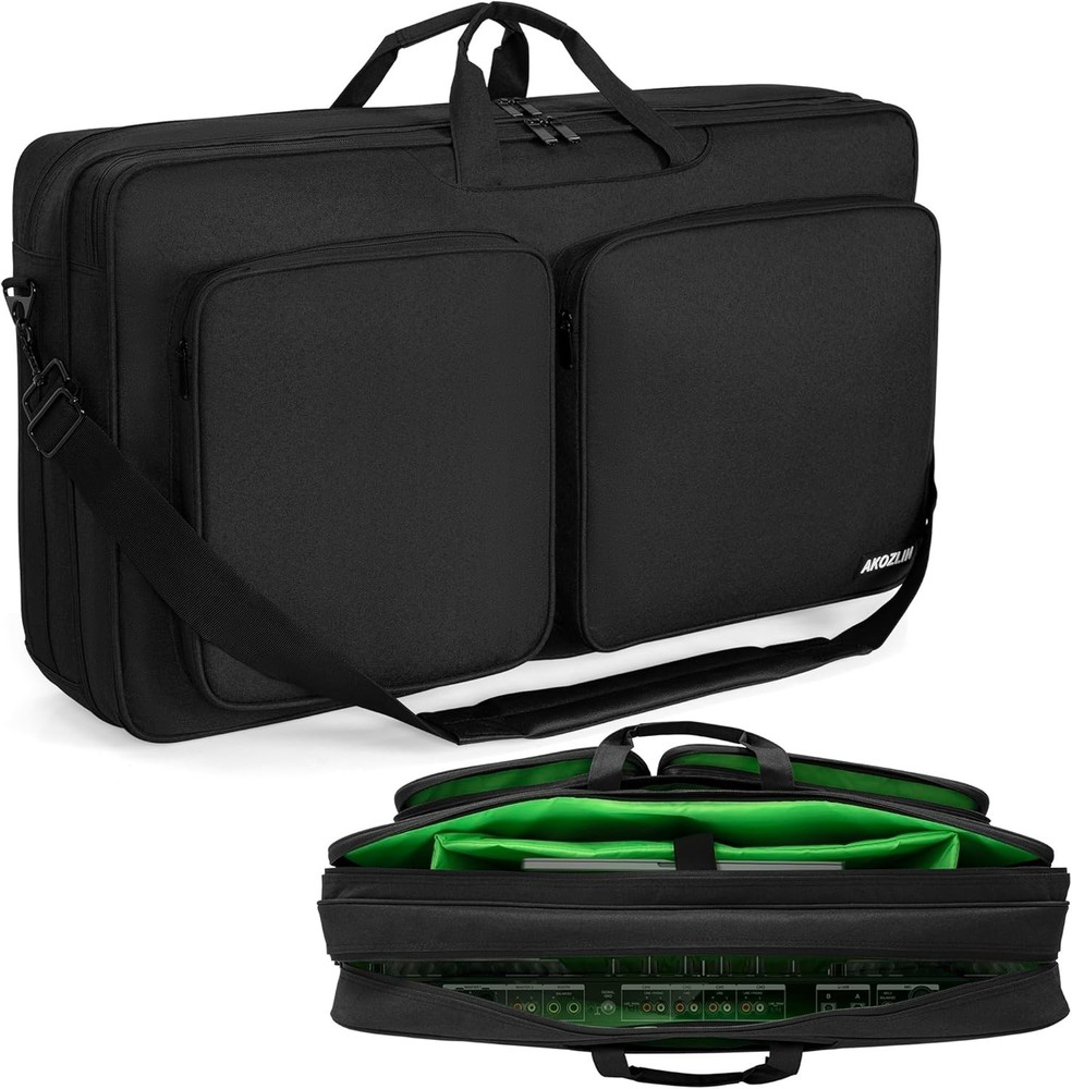 Secure DJ Controller Bag with Multiple Compartments