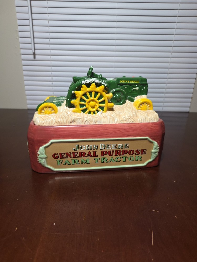Vintage John Deere Ceramic Model D Cookie Jar