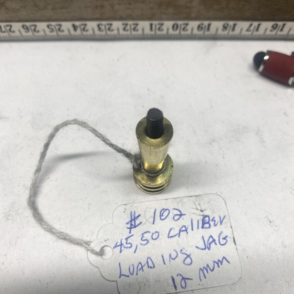 Brass Muzzleloader Loading, Cleaning Jag