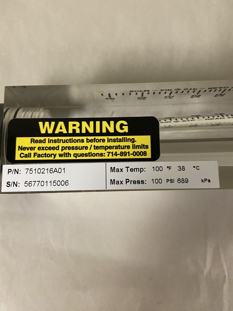 KING INSTRUMENTS,7510216A01,FLOW METER