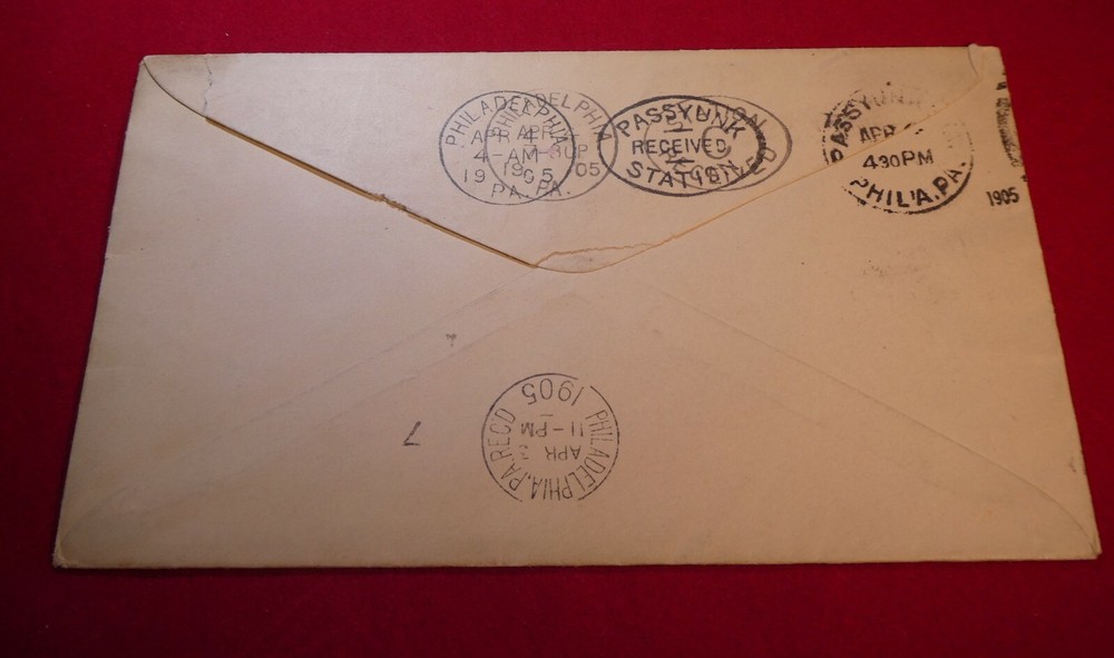 Scott's #301 "2c George Washington" 1905 multiple postmarks