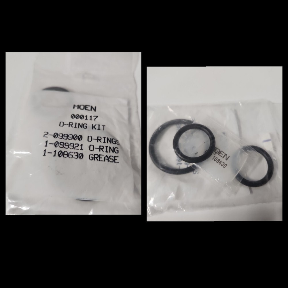MOEN 000117 grease capsule and 2 O-ring (R-53 and R-75)