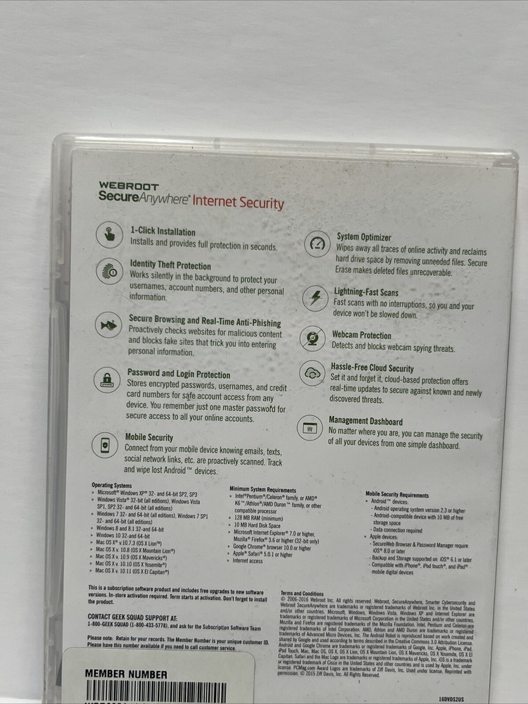 Webroot Secure Anywhere Internet Security