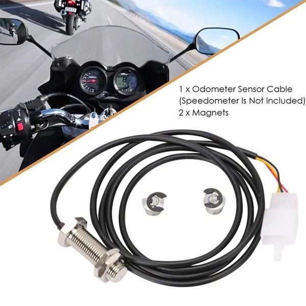 Adaptable Digital Odometer Speedometer Sensor for Motorcycles and ATVs