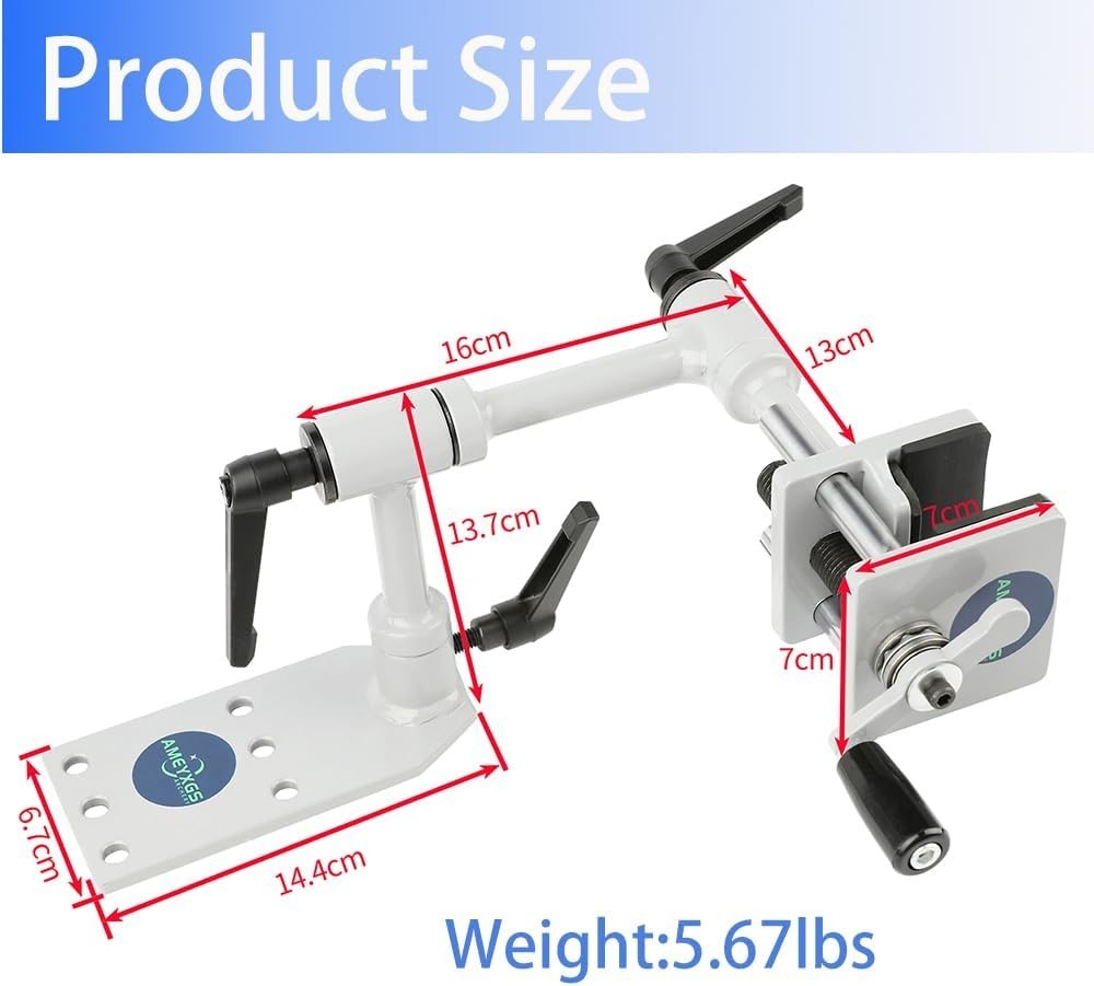 Bow Vise for Compound Bow 360° Adjustable Bow Mount Tool Compound Bow Press B...