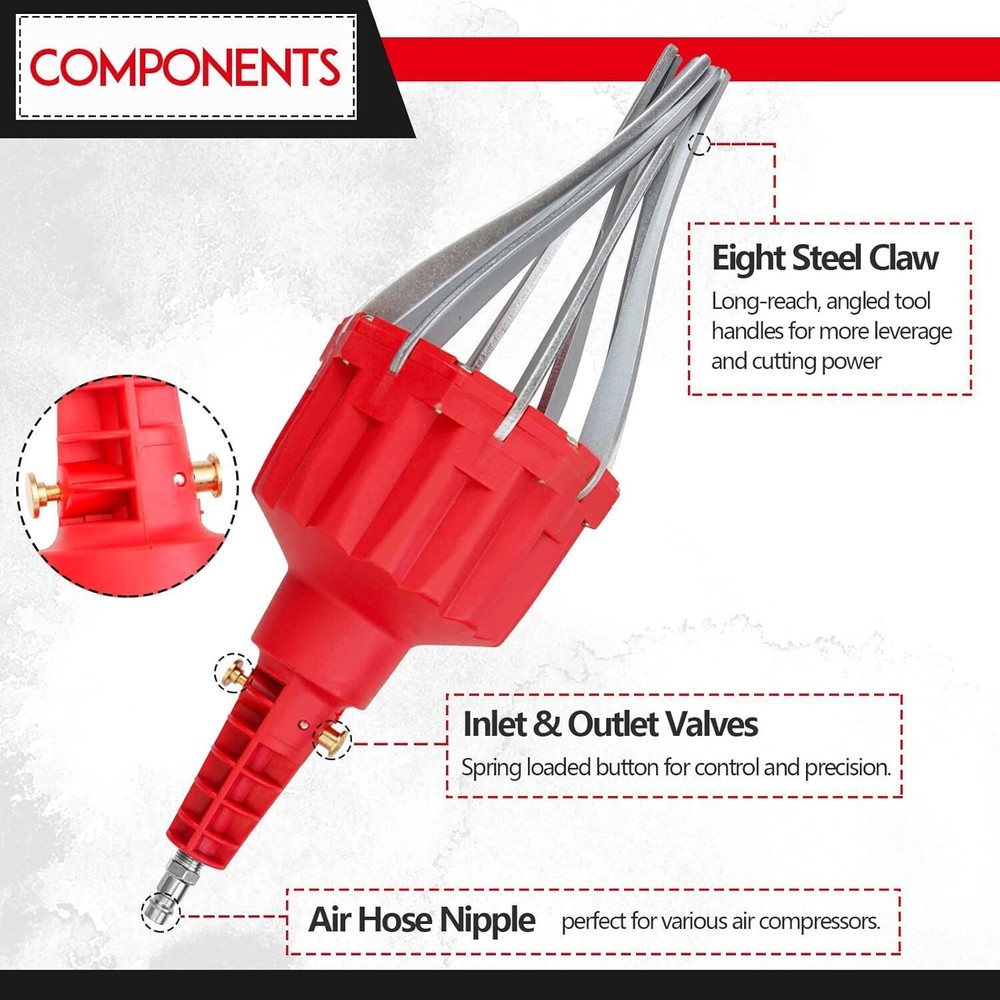 Air CV Joint Boot Expander Tool CV Boot Pneumatic Removal Spreader Kit