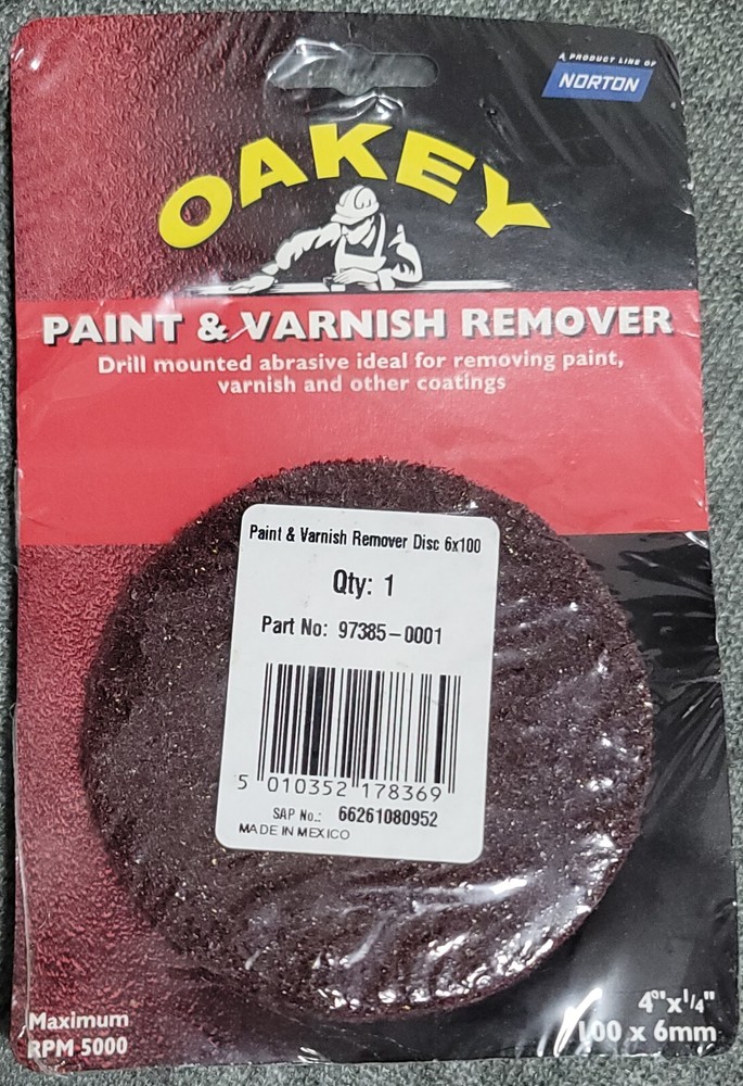 Norton Paint Remover Pad For Drills