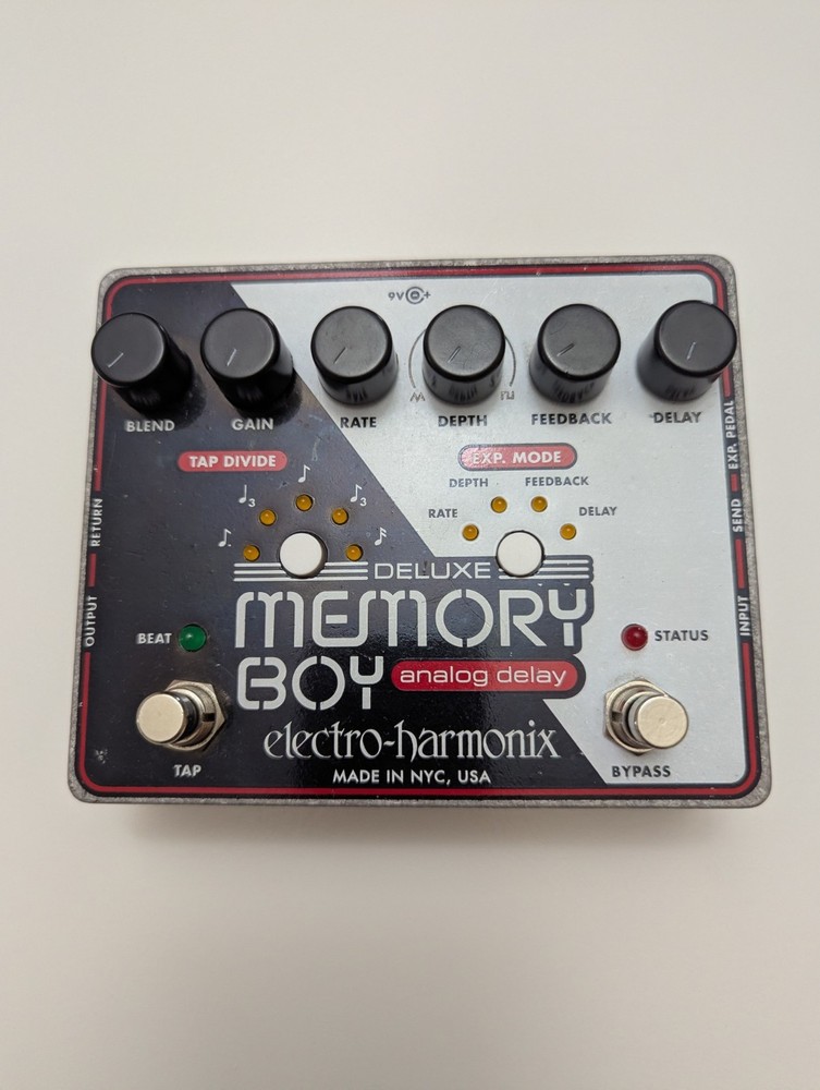 Electro-Harmonix Deluxe Memory Boy Effects Pedal DMBOY TESTED