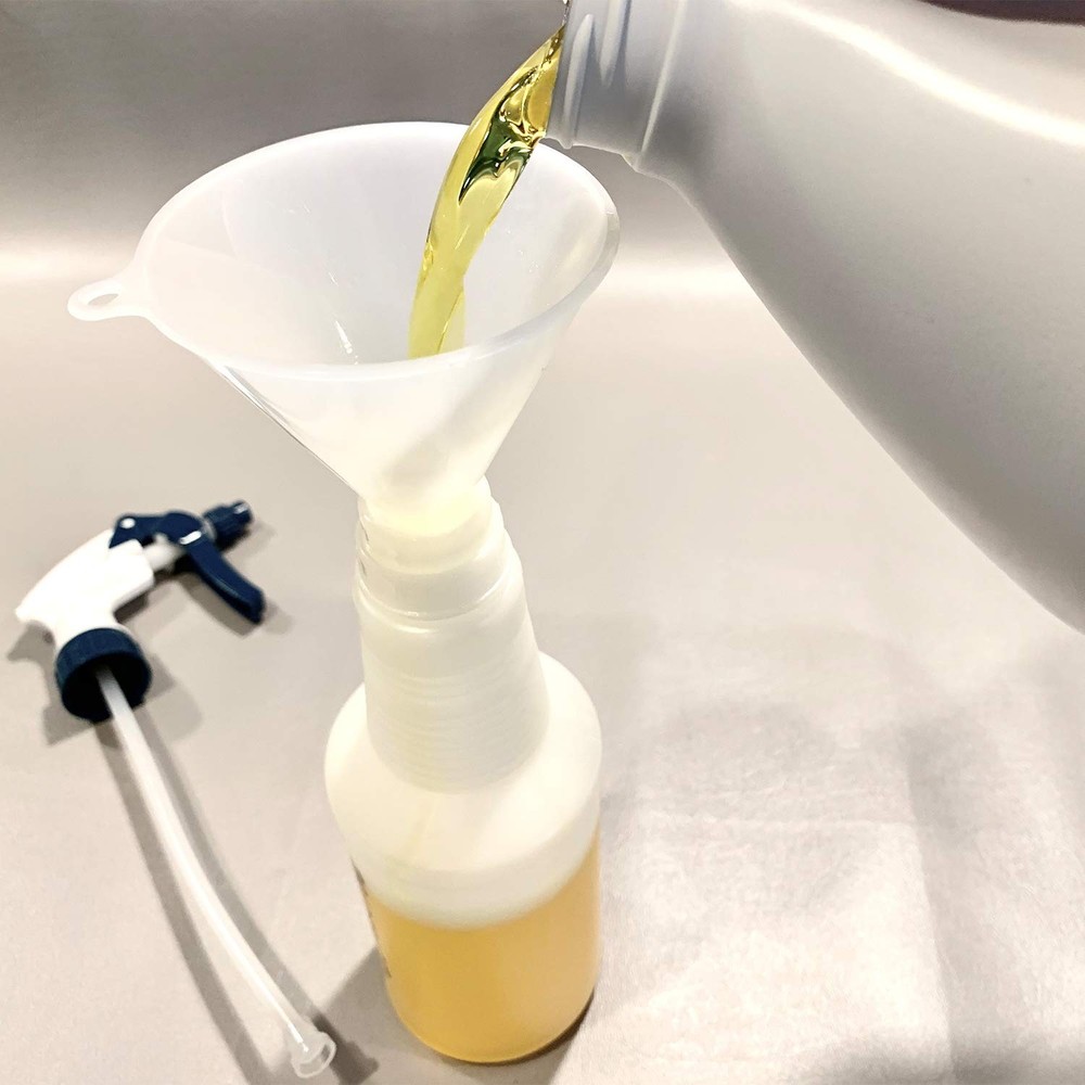2 PCS Threaded Plastic Funnels for 24mm and 28mm Bottles Liquid Transfer