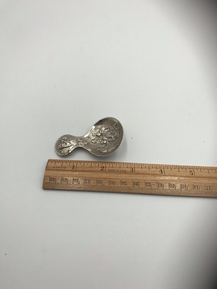 Silver Dutch Tea Caddy Spoon