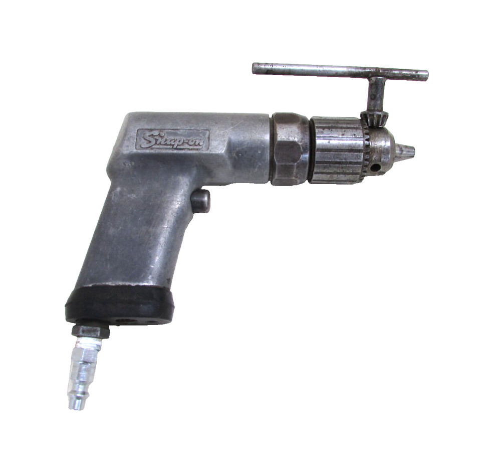 SNAP ON TOOLS 3/8" PNEUMATIC AIR DRILL, PD3 A, w/ CHUCK KEY